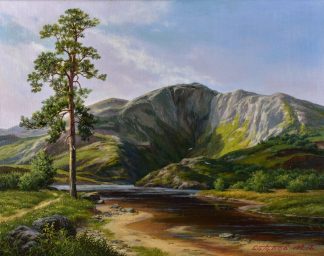 «Сосна в горах (2 вариант)»