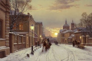 «Морозный вечер в Москве (старый вариант)»